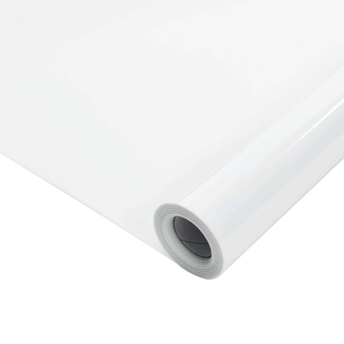 Folie fereastra, 5 buc., statica/mata, alb, PVC