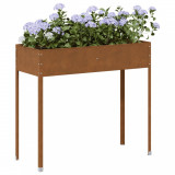 Cumpara ieftin Jardinieră de grădină, 100,5x40,5x90 cm, oțel la intemperii