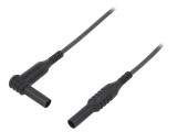 Cablu de măsurare 1kVDC 10A 1,5m Negru