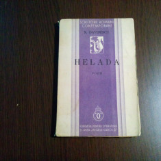 HELEDA - poem - N. Davidescu - Fundatia "Regele Carol II, 1935, 154 p.