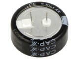 Supercondensator CAP-XX 1,5F 5,5V THT &Oslash;20,5x7,8mm GF15R52008P155C