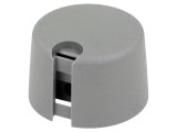 Buton rotativ gri cu indicator plastic 6,35mm
