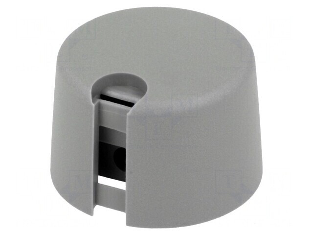 Buton rotativ gri cu indicator plastic 6,35mm