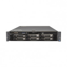 Server DELL PowerEdge R710 Rackabil 2U, 2x Intel Xeon 6-Cores X5670 3.33 GHz, 144GB DDR3 ECC, 2x 512GB SSD + 4x 3TB SAS, 2x PSU, PERC H700 foto