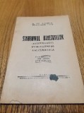 SINDROMUL KINETOSELOR - Od. Apostol - Tip. Aeronauticei Regale, 1945, 57 p.