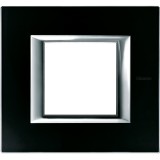 Rama Ornament 2M Axolute Bticino sticla neagra HA4802VNN