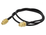 Cablu RP-SMA 50&Omega; 0,5m Negru