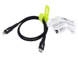 Cablu USB 2.0 Apple Lightning și USB C 0,5m negru Goobay