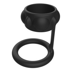 Inel penis Double Ring Negru