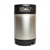 Brewferm Soda-Keg Druckfass, Edelstahl - 19L Fass f&uuml;r Hobbybrauer - Einfaches Bef&uuml;llen &amp; Reinigen, Gr&ouml;&szlig;e: 9.5 L