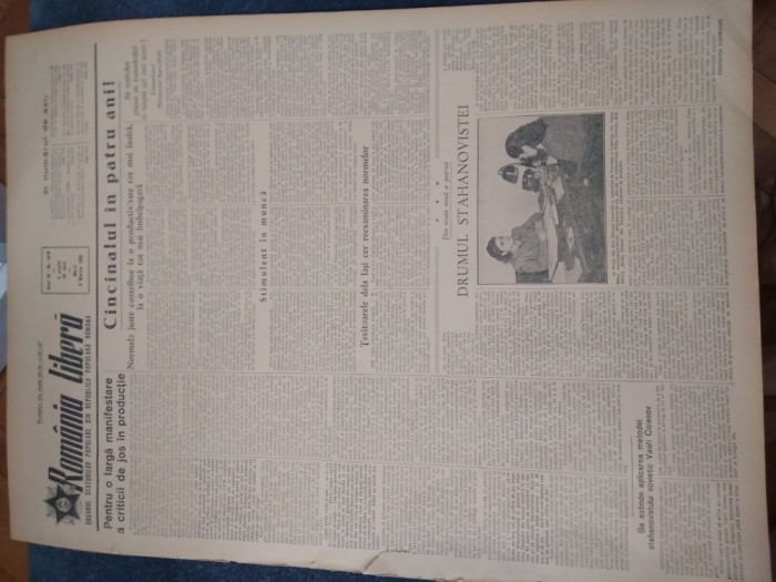 ZIAR ROMANIA LIBERA 2 MARTIE 1953