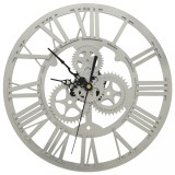 Cumpara ieftin Ceas de perete, argintiu, 30 cm, acrilic