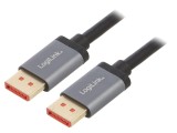 Cablu DisplayPort 1.4 2m Negru Aluminiu