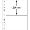 File PVC Optima 2C Bancnote (10 Buc) Leuchtturm - Folii Transparente Rezerva, Dimensiuni 120x180mm, Accesorii Numismatica