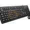 Kit TASTATURA si Mouse A4TECH, &quot;KRS-85+OP-720&quot;, cu fir, 104 taste format standard, mouse 1000dpi, 3/1 butoane, negru, &quot;KRS-8572-USB&quot; (timbru verde 0.8