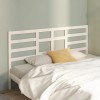 VidaXL Tăblie de pat, alb, 186x4x104 cm, lemn masiv de pin 818156