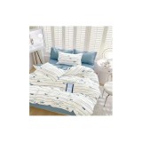 Cumpara ieftin Lenjerie de Pat Dublu, Bumbac Finet, 6 Piese - SIPRR60-498