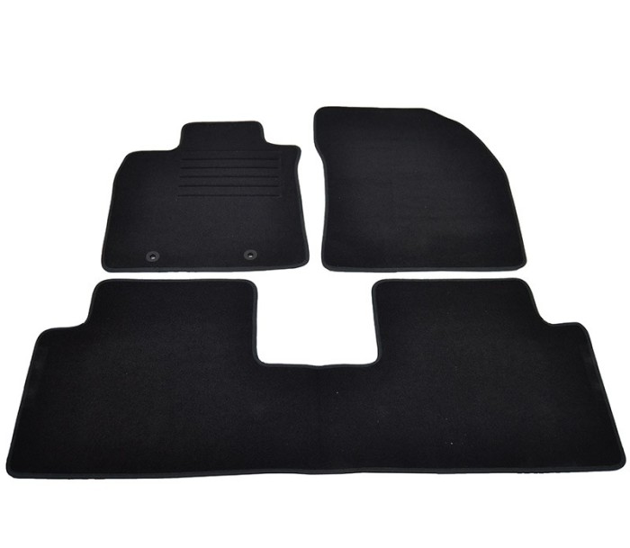 Covorase mocheta Toyota Avensis 3 4USI/SW 9/2008- Negru, set de 3 bucati Kft Auto