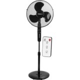 Ventilator cu picior pentru podea, 45 W, 3 viteze, telecomanda, inaltime reglabila, 100-125 cm, diametru 40 cm, Strend Pro GartenVIP DiyLine
