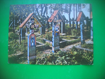 HOPCT 36118 CIMITIRUL VESEL -SAPANTA IN 1981-JUD MARAMURES -CIRCULATA foto