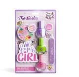 Kit de unghii pentru copii Martinelia Super Girl, multicolor