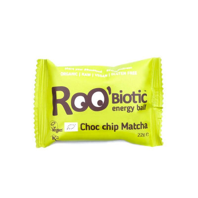 Roobiotic Energy Ball Ciocolata si Matcha Bio Dragon Superfoods 22gr foto