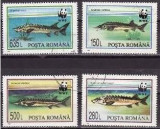 C374 - Romania 1994 - WWF 4v.stampilat,serie completa, Nestampilat
