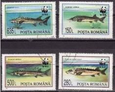 C374 - Romania 1994 - Pesti 4v. stampilat,serie completa foto