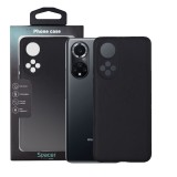 Husa Huawei telefon Nova 9, negru, tip back cover, material flexibil silicon + interior cu microfibra, &quot;SPPC-HU-N9-SLK&quot;, Spacer