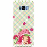 Husa silicon pentru Samsung S8, Strawberry Girl