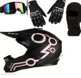 Cumpara ieftin Casca moto off road/atv/cross /enduro/+Ochelari+Manusi +cagula ,produse noi, marimi XS-S-M-L-XL