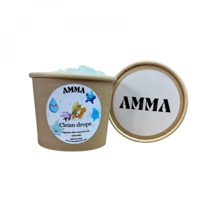 Cutie cu ceara parfumata Clean Drops 150 G, Handmade foto