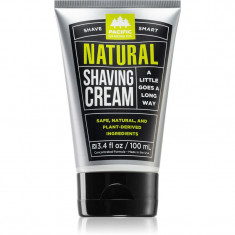 Pacific Shaving Natural Shaving Cream cremă pentru bărbierit 100 ml