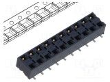 Conector şiruri pini mamă 20 PIN 2,54mm aurit SMT SAMTEC