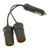 Priza Auto Dubla Carpoint 2x12V 8A, Cablu 11cm, Fisa Bricheta - Extensie Bricheta Auto cu 2 Porturi