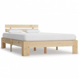 Cadru de pat, 120 x 200 cm, lemn masiv de pin GartenMobel Dekor, vidaXL