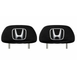 Set 2 huse tetiere negre, pentru gama auto HONDA