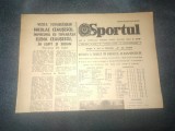 ZIARUL SPORTUL 24 OCTOMBRIE 1983 STEAUA A TRECUT IN FRUNTEA CLASAMENTULUI