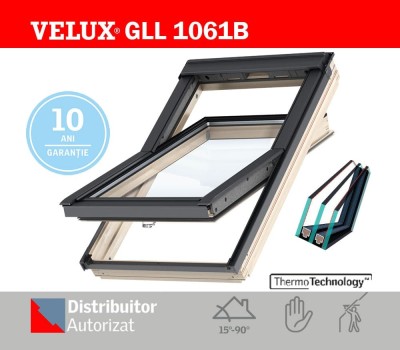 Fereastra mansarda Velux GLL 1061B maner jos, geam din 3 foi de sticla foto