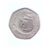 Moneda Gambia 1 dalasi 1987, circulata, uzata