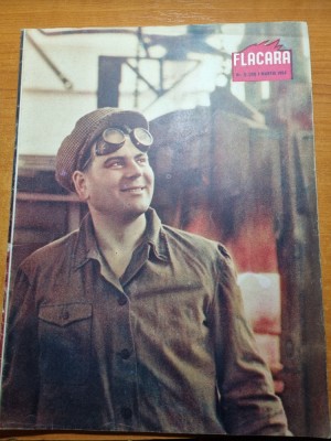 flacara 1 martie 1954-poetul emil isac,stalin,localitatea luna de jos cluj foto