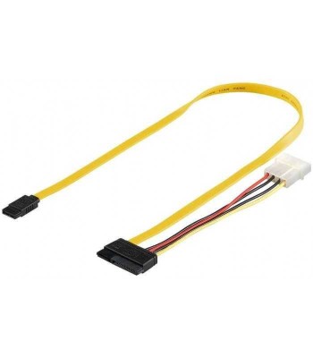 Cablu adaptor sata data power la sata si molex 5.25 Goobay foto