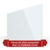 Panou Intrerupator Simplu + Dublu cu Touch LIVOLO din Sticla, Standard Italian - 4M SmartElectro IntelligentHouse