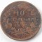 Italia 10 centesimi 1863