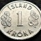 Moneda 1 COROANA - ISLANDA, anul 1978 * cod 552 B