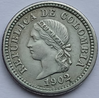 Columbia, 5 Centavos 1902 foto