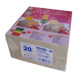 Set 25 placi filtrante 20x20 cm Rover 20, etapa 3, filtrare fina, 0.7 microni, 004206, Italia