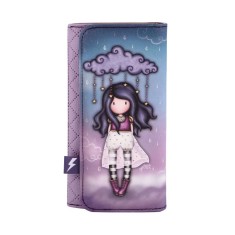 Portofel mare din piele Santoro Gorjuss indiferent de vreme - Micul nor de furtuna, 10 x 19 x 3 cm