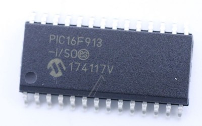 8BIT MCU,7K FLASH,256 RAM,SOIC28 TYP:PIC16F913-I/SO PIC16F913-I/SO MICROCHIP foto