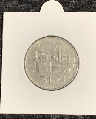 Moneda 3 lei 1963 RPR foto